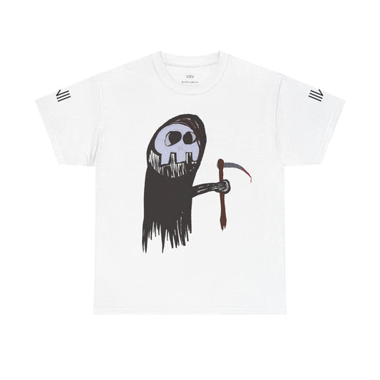 Brian the Grim Reaper Heavy Cotton Graphic Tee - Edgy Casual Wear